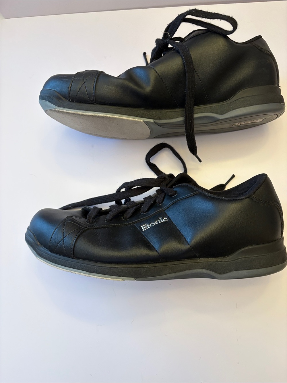 Etonic black men’s bowling shoes size 12 - Picture 3 of 8